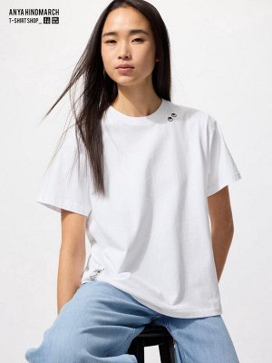 Женская футболка ANYA HINDMARCH, белый
