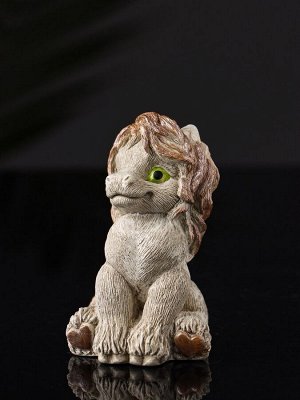 Фигурка гипс «Жеребёнок», 8x6x6 см, бежевый