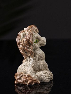 Фигурка гипс «Жеребёнок», 8x6x6 см, бежевый