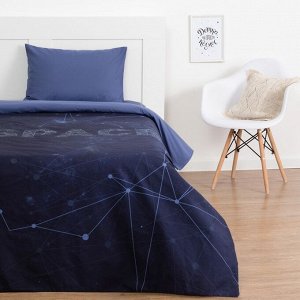 Постельное бельё 1,5 сп. Этель «Space» 145x210 см, 150x210 см, 50x70 см-1 шт, поплин, 100 % хлопок