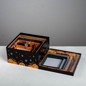 Набор подарочных коробок 6 в 1 «С Новым годом», 10x10x6 - 20x20x11 см