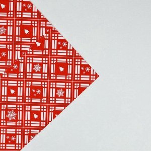 Упаковочная бумага на Новый год тишью «Тёплого праздника», 50x70 см