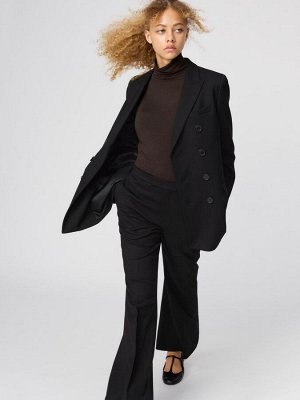 UNIQLO: C - теплый термо-лонгслив Heattech Extra Warm, воротник-стойка - 03 GRAY