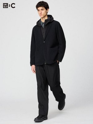 UNIQLO: C - лёгкие широкие брюки с зауженными книзу штанинами - 09 BLACK