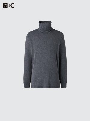 UNIQLO: C - теплая термо-водолазка Extra Warm Heattech с добавлением кашемира - 07 GRAY