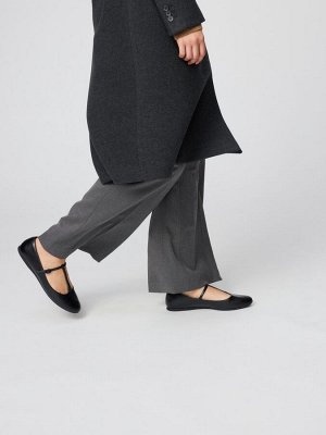 UNIQLO: C - балетки T-strap с ремешком - 09 BLACK
