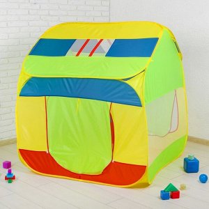 Палатка детская «Домик с окном», зелёный, 140 ? 125 ? 125 см
