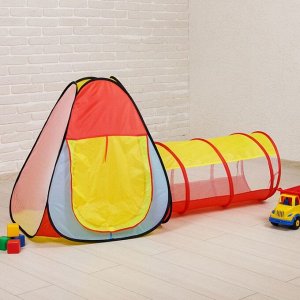 Палатка детская игровая с тоннелем