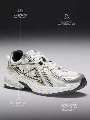 Кроссовки Артикул: N8SH.005.1
Цвет: Серый
Размер на модели: 38

*	Дышащий материал
*	Высокая амортизация
*	Комфортная колодка
*	Высота подошвы 3,5см
*	Материал верха: 60% полиэстеровая сетка, 35% ми
