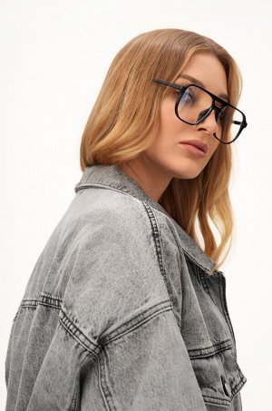 Женская удлиненная джинсовая куртка оверсайз Happyfox