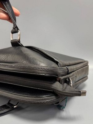 Сумка мужская портфель кожаная