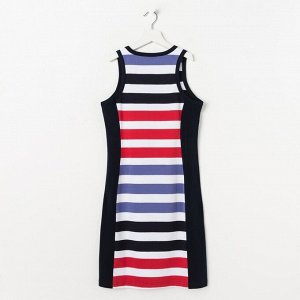 Платье для девочки "Цветная полоса", рост 158-164 см (42), полоса