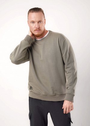 Джемпер. Цвет: хаки