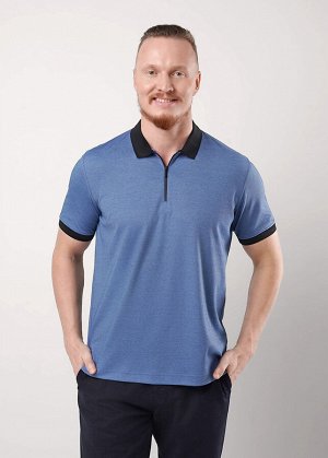 Джемпер. Цвет: т.синий/голубой