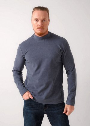 Джемпер. Цвет: т.синий/т.серый