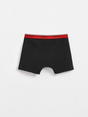 Трусы. Цвет: black-red strip