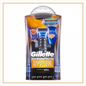 FUSION ProGlide Styler Стайлер с 1 сменной кассетой Power + 3 насадки д\моделирования бороды\усов