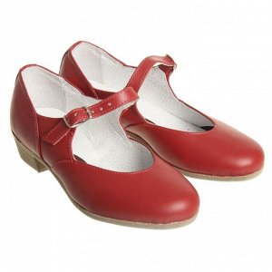 СИМА-ЛЕНД Туфли народные женские, длина по стельке 20 см, цвет красный