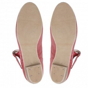 Туфли народные женские, длина по стельке 23,5 см, цвет красный