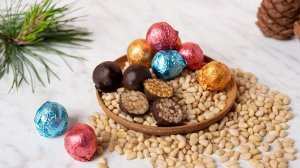 Кедровый грильяж ассорти / клюква, черника, облепиха / 120 г / ТМ Сибирский кедр