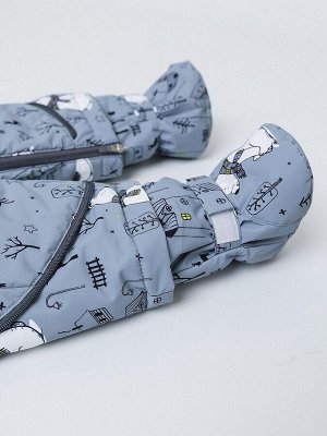Комбинезон. Цвет: Серый