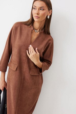 Платье LYUSHe 4196 коричневый