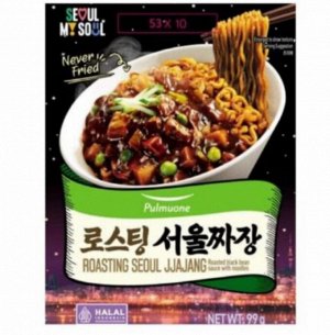 Рамен с соусом из черных бобов, нежареный, Air Dried, 97г (Южная Корея), Halal