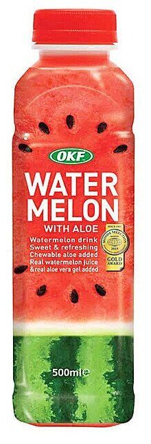 Фруктовый освежающий напиток арбуз+алоэ Watermelon with Aloe  500 мл