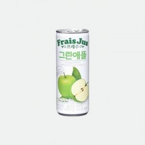 Напиток б/а газированный со вкусом зеленого яблока Frais Jus Greenapple 240 мл