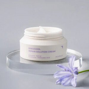 DEOPROCE Восстанавливающий крем для лица с бакучиолом BAKUCHIOL REPAIR SOLUTION CREAM