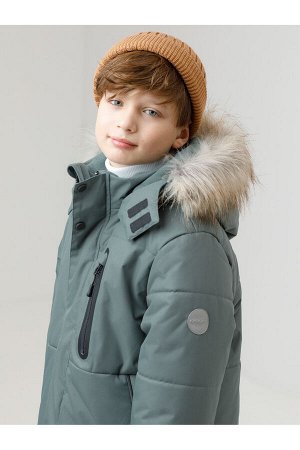 Пальто(Осень-Зима)+boys (темно-зеленый)
