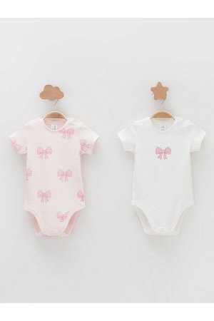 Набор полукомбинезон(Осень-Зима)+baby (бело-розовый Н095, молочный Н072.1)