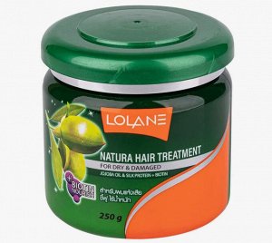 LOLANE МАСКА ДЛЯ УХОДА ЗА СУХИМИ И ПОВРЕЖДЕННЫМИ ВОЛОСАМИ  С МАСЛОМ ЖОЖОБА И ПРОТЕИНАМИ ШЕЛК 500 г