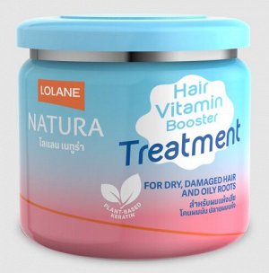 LOLANE NATURA HAIR VITAMIN BOOSTER TREATMENT FOR DRY, DAMAGED HAIR AND OILY ROOTS 250G