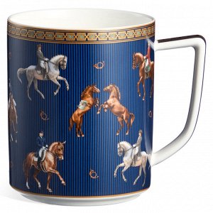 Фарфоровая кружка HORSE CLUB 560 мл