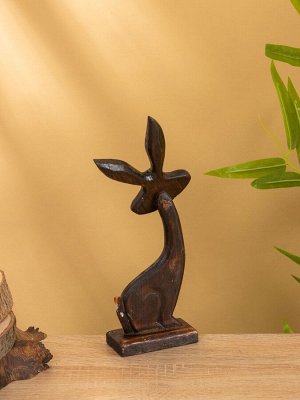 Сувенир на подставке «Заяц», 12x4.5x24.5 см, дерево, МИКС