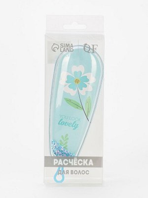 Расчёска - шейкер LOOK, 6.1x18(±1) см, МИКС
