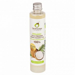 Кокосовое масло Tropicana Органический холодный отжим VCO 0,100