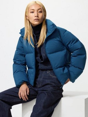 UNIQLO — укороченный пуховик с премиальным пухом - 68 BLUE