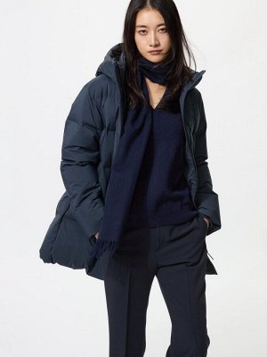 UNIQLO — утеплённая куртка с премиальным пухом - 69 NAVY