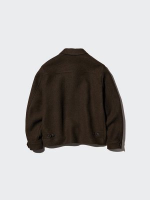 UNIQLO - однотонный укороченный блузон - 69 NAVY