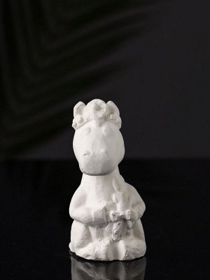 Фигурка для росписи «Лошадка с косой», гипс, 9x5x5 см