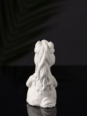 Фигурка для росписи «Лошадка с косой», гипс, 9x5x5 см