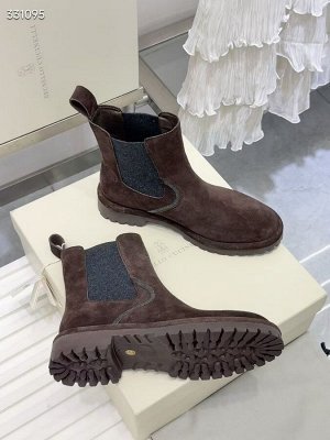 Сапоги женские замшевые демисезонные