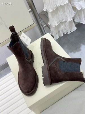 Сапоги женские замшевые демисезонные