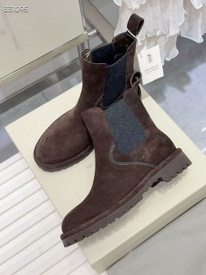 Сапоги женские замшевые демисезонные