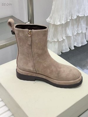 Сапоги женские замшевые демисезонные
