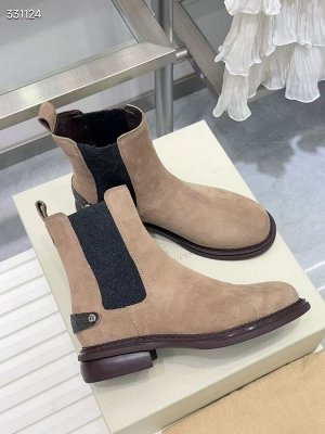 Сапоги женские замшевые демисезонные