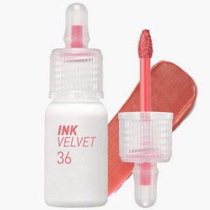 Вельветовый тинт для губ Peripera Ink Velvet #36 Active Coral, 4гр