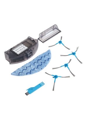 Робот-пылесос RED Solution RV-R6050S, 25 Вт, 2600 мАч, сухая/влажная уборка, Wi-Fi, 0.45 л, ПДУ